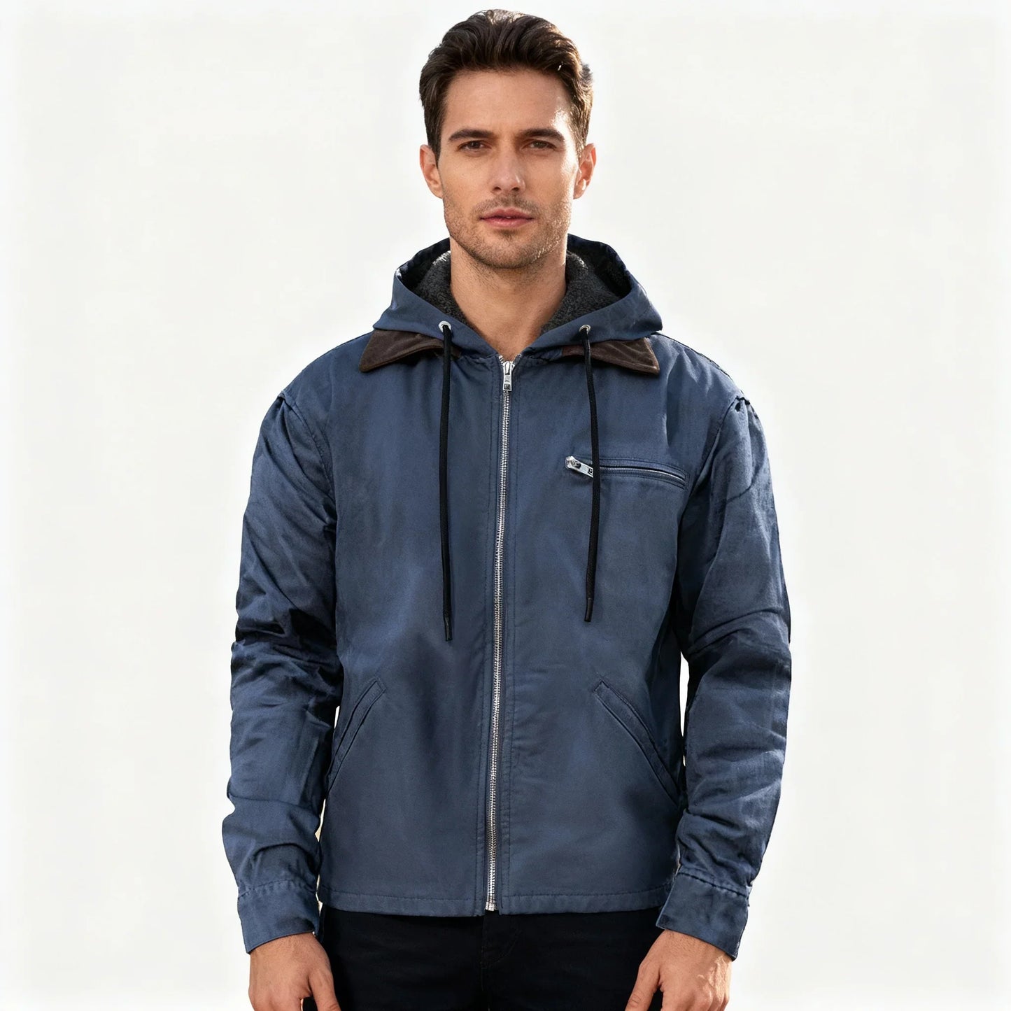 Matteo | Felpa Sherpa con Zip Integrale